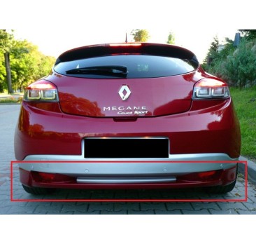 RENAULT MEGANE MK3 TYLNA DOKŁADKA ZDERZAKA