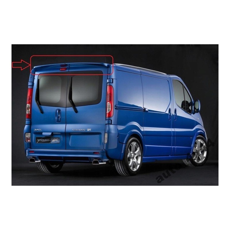 RENAULT TRAFIC PRIMASTER VIVARO SPOILER NA KLAPE LOTKA