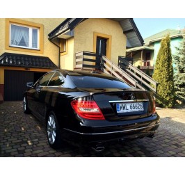MERCEDES C KLASA W204 COUPE SPOILER NA KLAPE