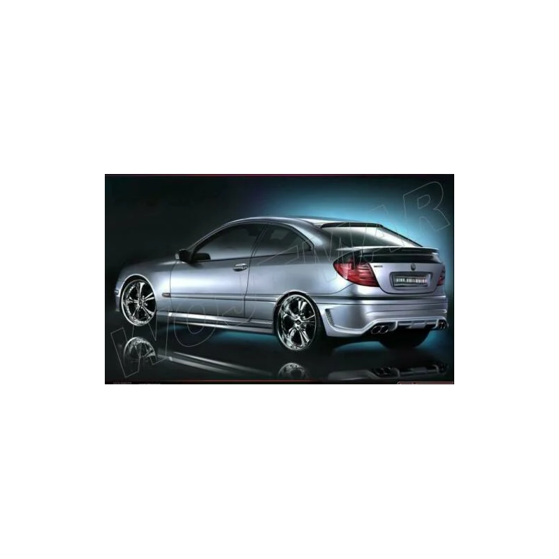 MERCEDES C KLASA W203 COUPE TYLNY ZDERZAK