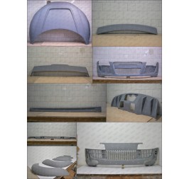 Audi R8 2006-2014 V8 V10 RAZOR Motorhaube