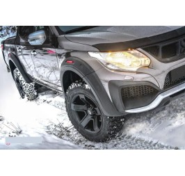 MITSUBISHI L200 LUCKY – KIT CARROSSERIE WIDE AVEC ÉLARGISSEMENTS D’AILERONS