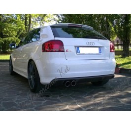 AUDI A3 8P 3-Türer S3 Heckschürze Heckansatz Heckspoileransatz