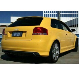 AUDI A3 8P S3 3 DOOR REAR BUMPER SPOILER