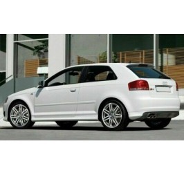 AUDI A3 8P S3 3D TYLNA DOKŁADKA ZDERZAKA