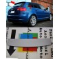 AUDI A3 8P 5D SPOILER NA KLAPE LOTKA WZÓR S3