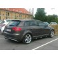 AUDI A3 8P 5D S3 LIFT TYLNA DOKŁADKA ZDERZAKA DYFUZOR