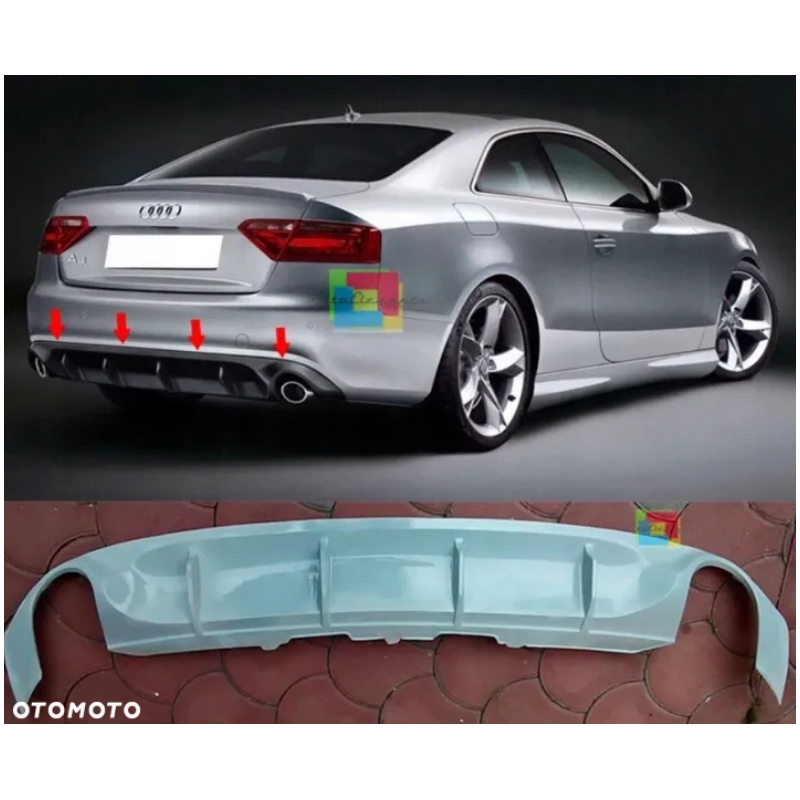 AUDI A5 8T COUPE REAR DIFFUSER