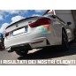 BMW 4 F32 F33 F36 M PAKIET TYLNY DYFUZOR ZDERZAKA PERFORMANCE