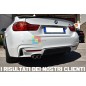 BMW 4 F32 F33 F36 M-PAKET HECK DIFFUSOR PERFORMANCE