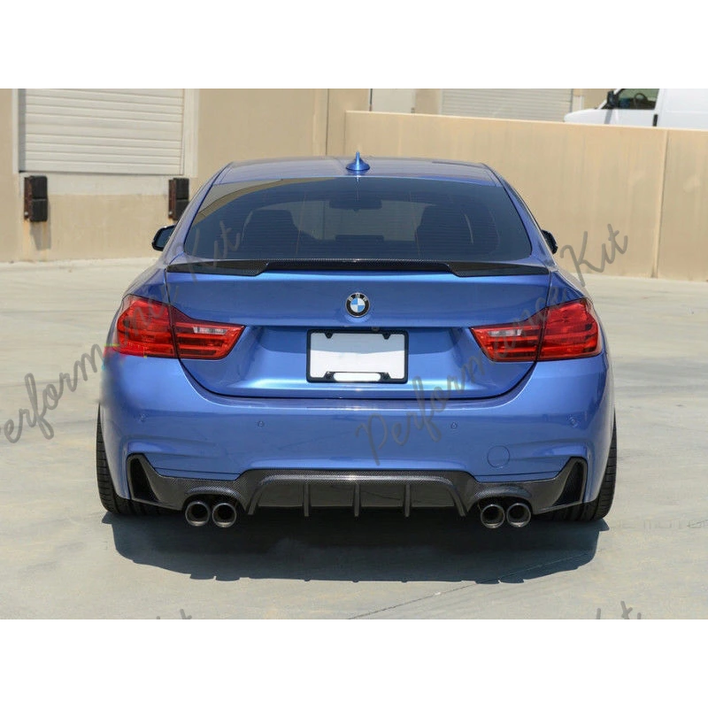 BMW 4 F32 F33 F36 M-PAKET HECK DIFFUSOR PERFORMANCE