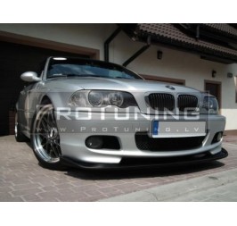 BMW 3 E46 Pack M RAJOUT DE PARE CHOC AVANT / JUPE AVANT