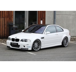 BMW 3 E46 COUPE M3 CSL SPLITTERY PRZEDNIEGO ZDERZAKA