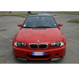 BMW 3 E46 COUPE M3 CSL SPLITTERY PRZEDNIEGO ZDERZAKA