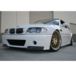 BMW 3 E46 COUPE M3 CSL SPLITTERY PRZEDNIEGO ZDERZAKA