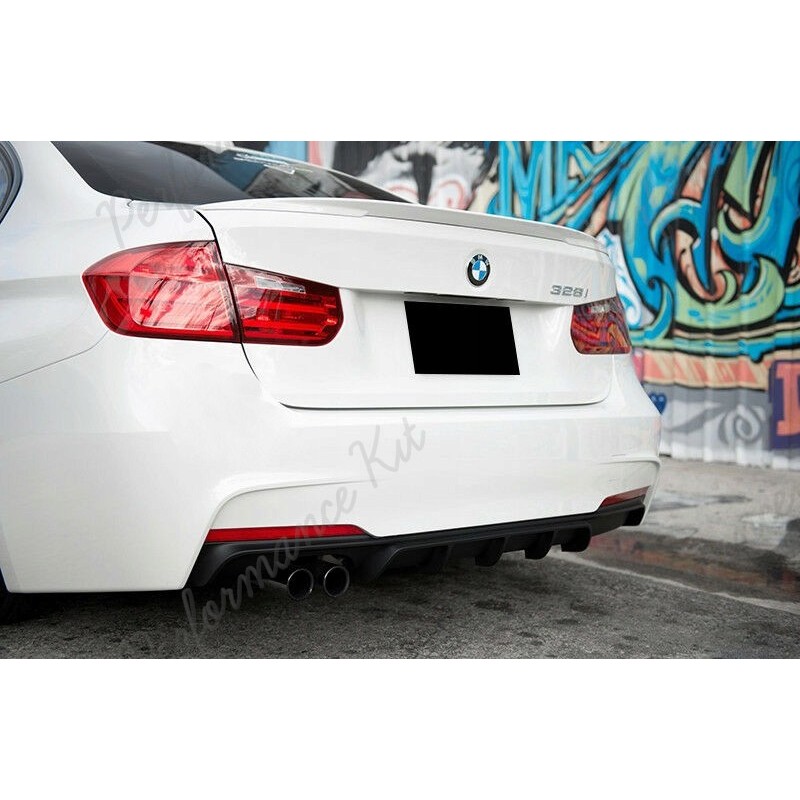 BMW 3 F30 F31 PERFORMANCE TYLNY DYFUZOR ZDERZAKA
