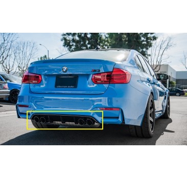 BMW M3 M4 F80 F82 F83 PERFORMANCE JUPE ARRIERE / DIFFUSEUR