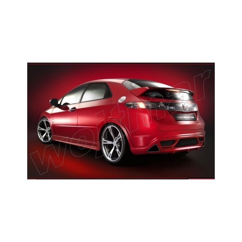 HONDA CIVIC MK8 VIII UFO RAJOUT DE PARE CHOC ARRIERE / JUPE ARRIERE