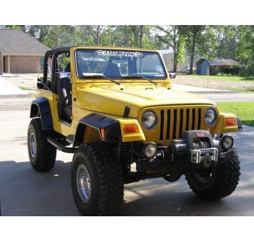 JEEP WRANGLER TJ (1997-2006) KOTFLÜGELVERBREITERUNGEN 17cm
