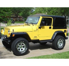 JEEP WRANGLER TJ (1997-2006) KIT EXTENSIONS D'AILES 17cm