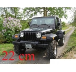 JEEP WRANGLER TJ (1997-2006) KIT EXTENSIONS D'AILES 22cm