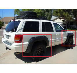 JEEP GRAND CHEROKEE WJ POSZERZENIA NADKOLI NADKOLA BUSHWACKER