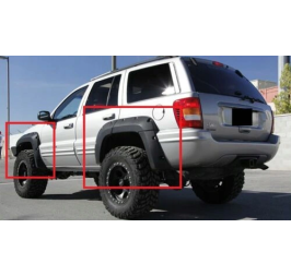 JEEP GRAND CHEROKEE WJ FENDER FLARES BUSHWACKER