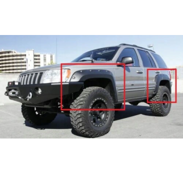 JEEP GRAND CHEROKEE WJ POSZERZENIA NADKOLI NADKOLA BUSHWACKER