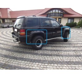 JEEP GRAND CHEROKEE ZJ POSZERZENIA NADKOLI NADKOLA