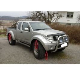 NISSAN NAVARA D40 POSZERZENIA NADKOLI