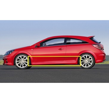OPEL ASTRA H 3D NAKŁADKI PROGOWE PROGI OPC