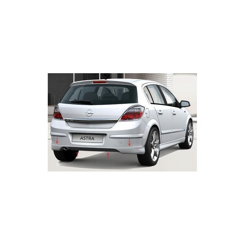 OPEL ASTRA H 5D TYLNA DOKŁADKA ZDERZAKA OPC LINE