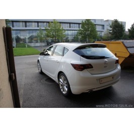 OPEL ASTRA J MK6 Heckschürze Heckansatz Heckspoileransatz OPC LINE